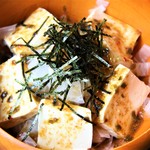 h Ikino Shima - 木綿のような歯ごたえの壱岐豆腐がゴロゴロ