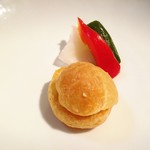 レストラン シェ・オカ - ・フォアグラとキンカンのグージェール