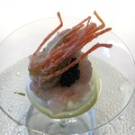 甘エビとカリフラワー