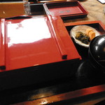 皿屋 福柳 - 赤いセイロ