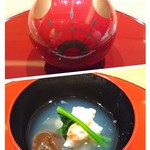 四季亭 - お椀(出汁がすっごく良くてとても美味しかった)