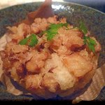 おず smoked和taste - 燻製とうきびと海鮮のかき揚げ