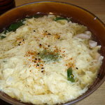 京うどん 生蕎麦 岡北 - 卵とじ　親子なんば