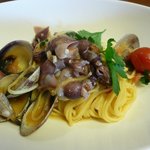 オステリア・イル・カスターニョ - あさりとホタルイカのパスタ