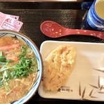 Marugame Seimen - かに玉あんかけうどん 
                        レンコンの天ぷら