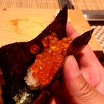 鮨 和さび - イクラ鰹節漬け巻