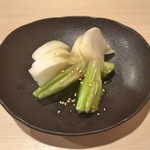 焼鳥 おみ乃 - お新香