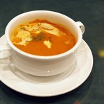インド料理 ショナ・ルパ - トマトのスープ（カリーランチ）