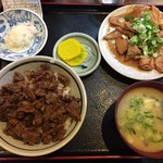 かつ美食堂 - 肉めし定食 ¥1280＋税