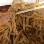 ラーメン蘭 - 超極太麺の麺