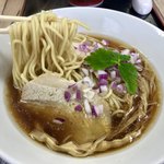 中華そば 華煌 - 華煌式 細麺 麺上げ