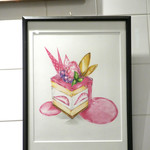 AU GAMIN DE TOKIO table - 壁のタイルと