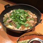 小明庵 - 豚肉と野菜の小鍋