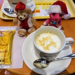 ドトールコーヒーショップ - Ｓキャラメルコーヒー￥340 & ぼーの（チーズケーキ￥140