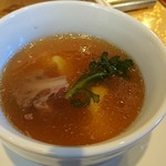 Suwa Kairou Maroudo - 3800円コース　牛テールスープ　スープと野菜のみでテール肉は入ってません