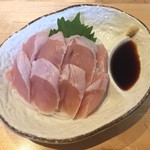 鶏の里 - ささ身の刺身