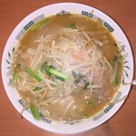 日高屋 - 味噌ラーメン餃子セット 味噌ラーメン 700円。