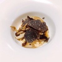 ジュー ドゥ マルシェ - 七国峠の玉子のウッフブイェ　トリュフの香り　セップ茸の泡
