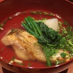 くろぎ - 九州ノドグロと聖護院蕪の椀