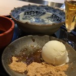 くろぎ - 塩アイス シャトー・ディケム掛け