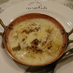 ダ・メオ・パタカ - 葱のグラタン