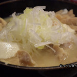 い志井 - もつ煮込み豆腐　６００円
