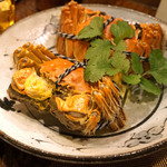 レンゲ - 上海蟹の姿蒸し（オス）
