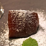 レンゲ - 赤ワインでコンポートした林檎