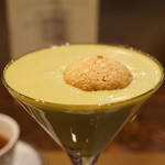 レンゲ - 苺とピスタチオの泡