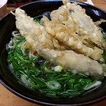 松よし - きびなご天そば　400円