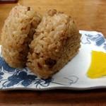 松よし - かしわおにぎり　200円