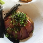 海さくら - ブリのヅケ丼。特注！