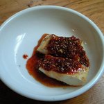 tabemon - 蔘鷄湯定食 900円 のピリ辛豆腐