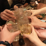 魚菜屋 常峰 - 大人数でも食べロガーな乾杯の強要ねっ(･∀･)ｼﾗﾝｹﾄﾞ!!!!!