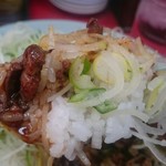 菜苑 - 純レバ丼￥1100