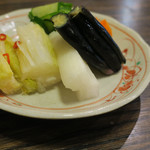 味ごよみ宮田 - 漬物盛り合わせ