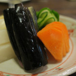 味ごよみ宮田 - 漬物盛り合わせ　ズームアップ