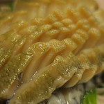味ごよみ宮田 - ＜生もの＞あわび　ズームアップ