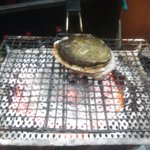 文福 - アワビ　焼いてもらいました