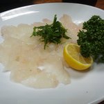 文福 - おこぜ　さしみ　結構めずらしいですよね