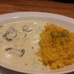 骨と皮 - ホワイトソース牡蠣のリゾット