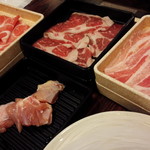 Shabu you - 最初のお肉