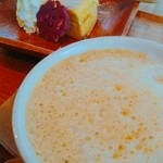 Aroma Kafe Ferichita - さつまいものチーズケーキセット