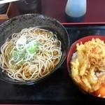 Kasagi Soba - かき揚げ丼セット￥520