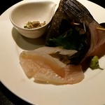 いさりび 青物横丁店 - あんこう？の刺身だったかな。