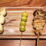 とり喜 - 白玉 + ぎんなん + かわ