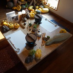 清澄の里 粟 - 卓上の様子1