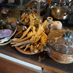 清澄の里 粟 - 卓上の野菜サンプル3