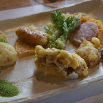 清澄の里 粟 - 野菜天ぷら