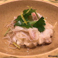 あ吽 - くもこの天ぷら蟹餡掛け